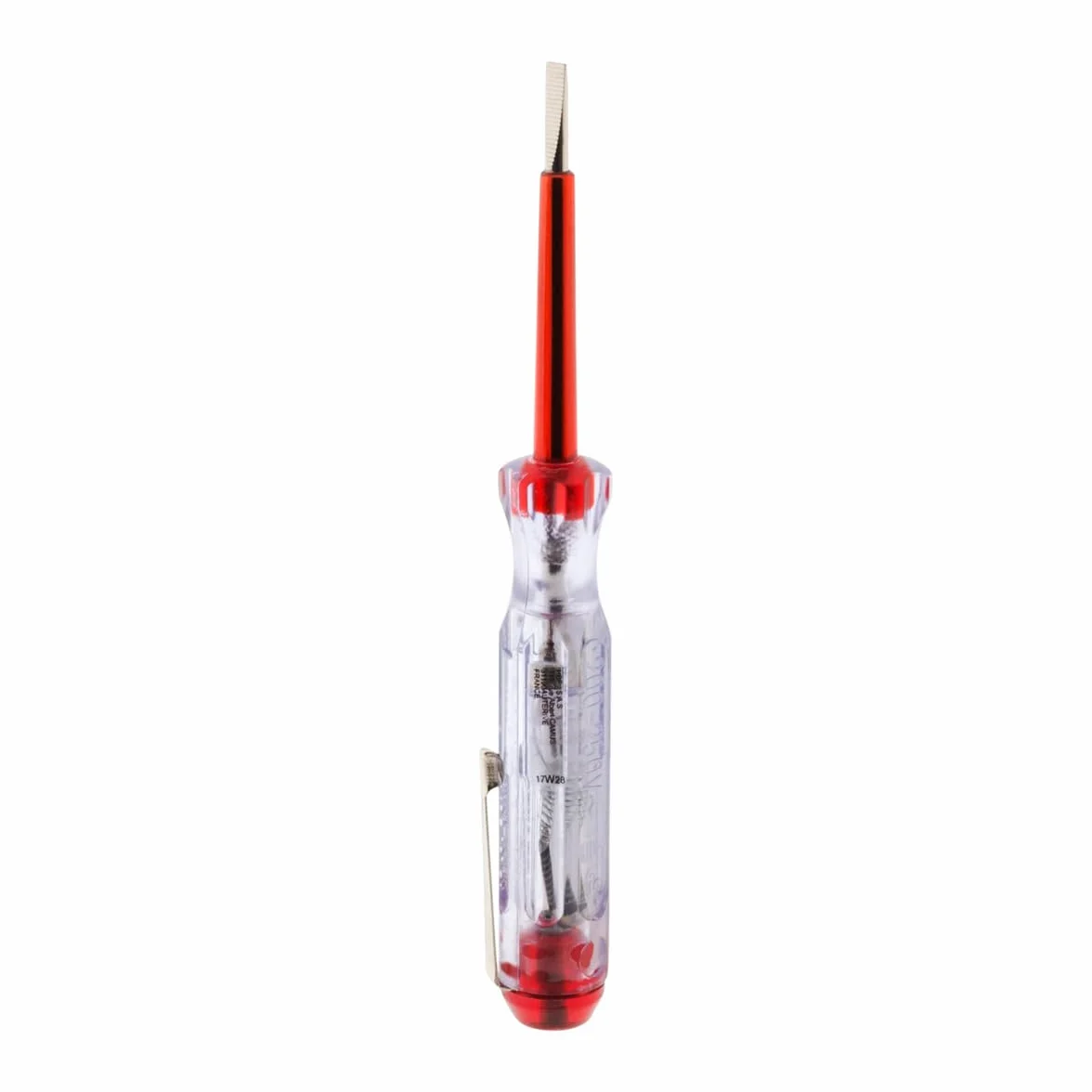Destornillador Probador de Corriente 3,5 x 140 mm 250V 50Hz Rojo Zenitech