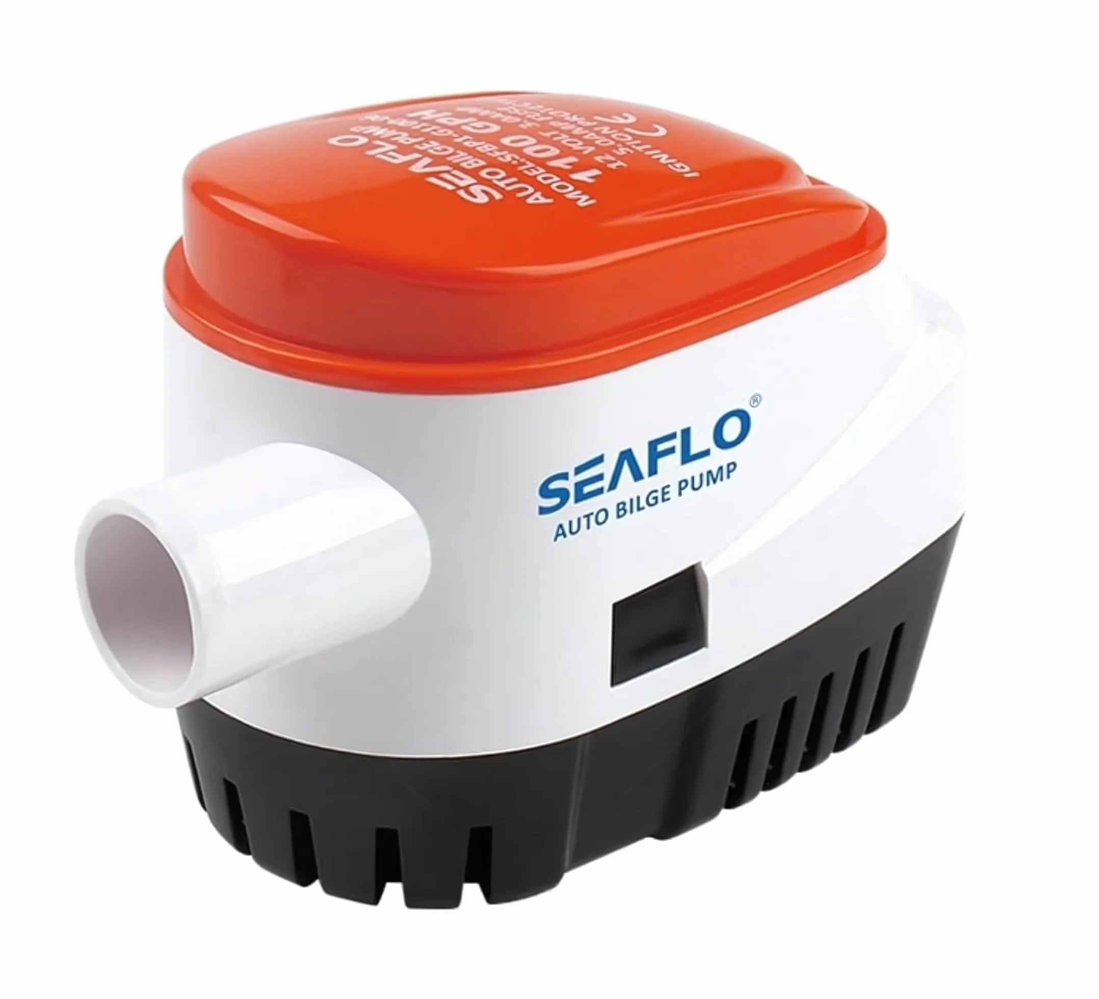 LIGHTEU Seaflo - Bomba automática de agua de sentina sumergible para barcos, 12 V, con interruptor de flotador 1100 GPH