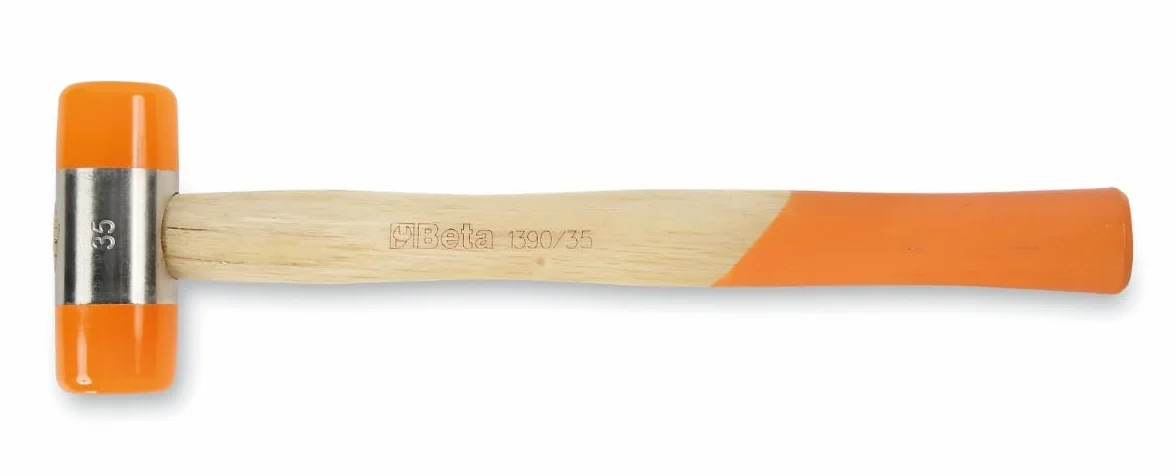 Beta 1390 35 - Mazo de cabeza intercambiable de plástico mango de madera