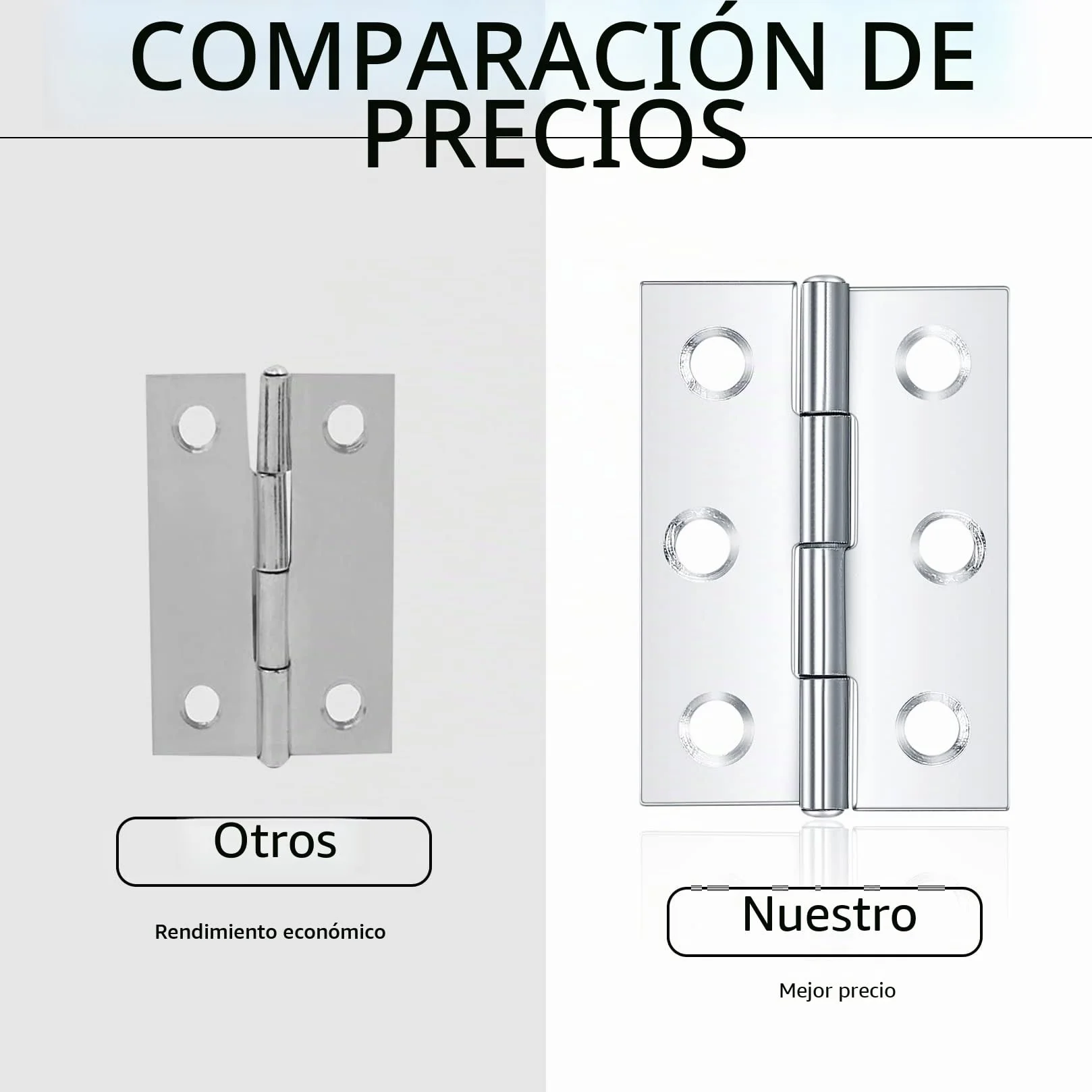 20 Piezas Bisagras Puertas Madera,Visagras Pequeñas, Bisagras de Acero Inoxidable Conectores para Gabinete Armario Puertas Ventanas