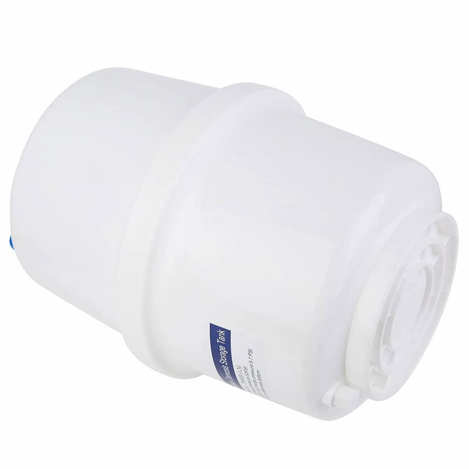 Tanque de almacenamiento de agua presurizado de 3,2 galones con válvula de bola, robusto, compacto y ligero para sistemas de ósmosis inversa- Válvula de Bola de 6.35 Mm