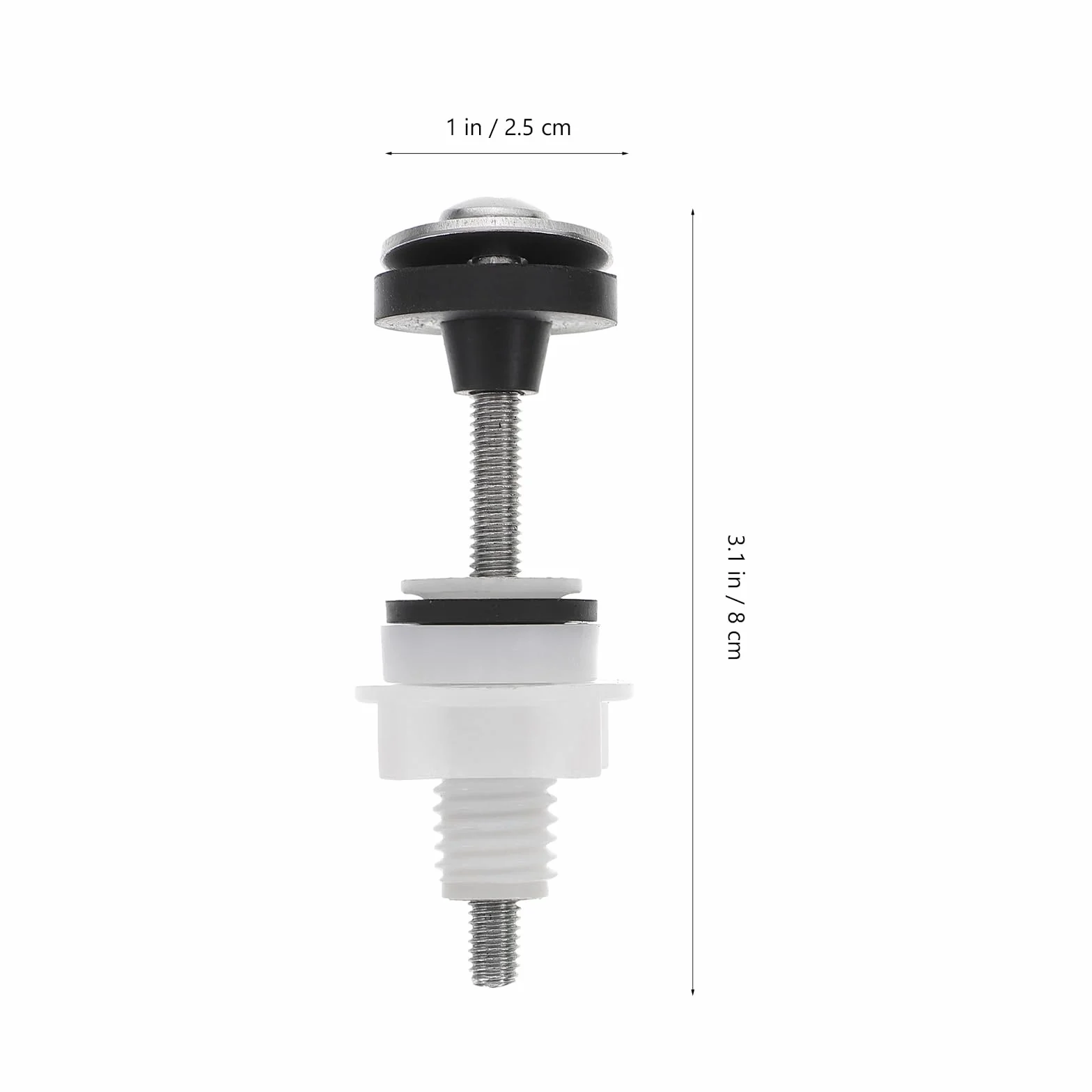 Tornillos De Inoxidable Para Asiento De Inodoro Universal Pernos De Bisagra Para Fijación Segura De Asientos De Inodoro Accesorios De Fontanería Para Reparación Y Reemplazo Fácil
