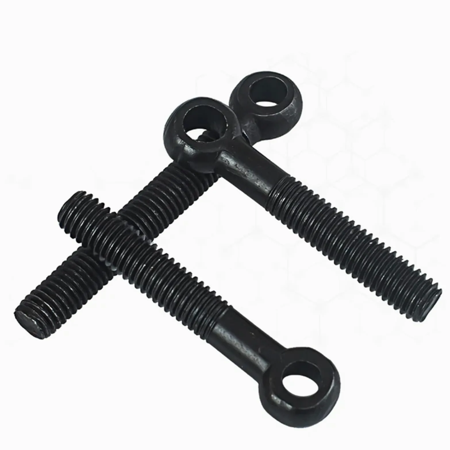 Cancamos Metalicos Pernos de ojo de acero al carbono M6 M8 M10 M12 Perno de enlace de anillo Slip-Kot(110mm,M10 (5pcs))