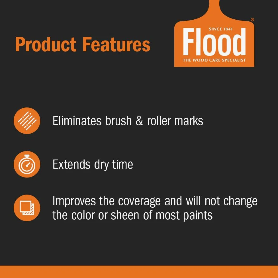 Flood FLD6 - Acondicionador de pintura de látex, 1 galón