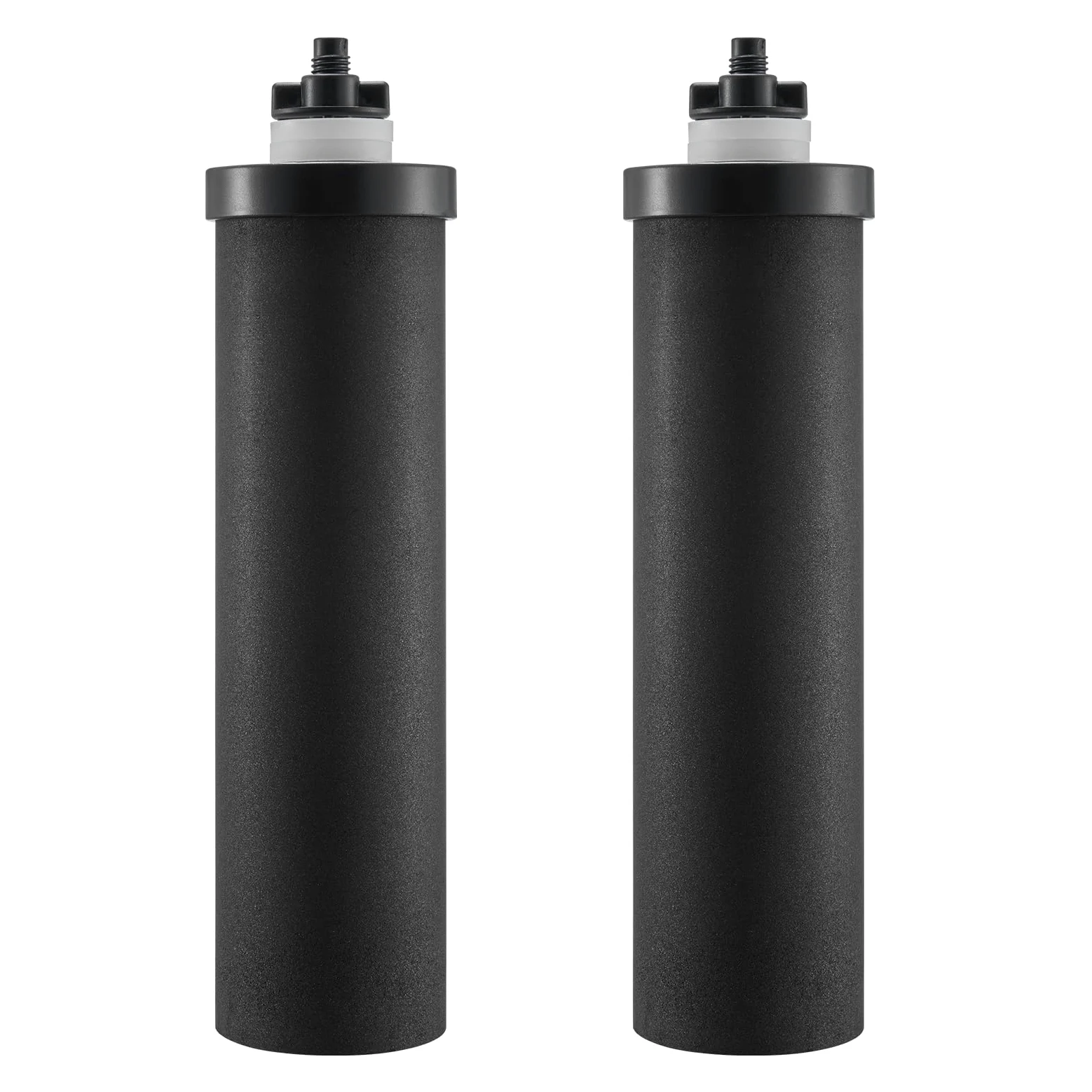 VEVOR Filtros de Agua de Repuesto 2 Piezas Purificador de Agua Compatible con la Mayoría de las Marcas Filtro de Carbón Activado para Sistema de Filtración de Agua por Gravedad Fácil de Reemplazar