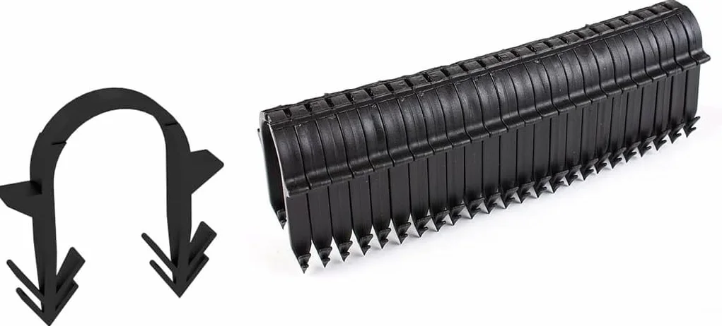 Grapas de 40 mm Soporte de Tubo para Calefacción por Suelo Radiante Clips para Grapadore 1000 Piezas
