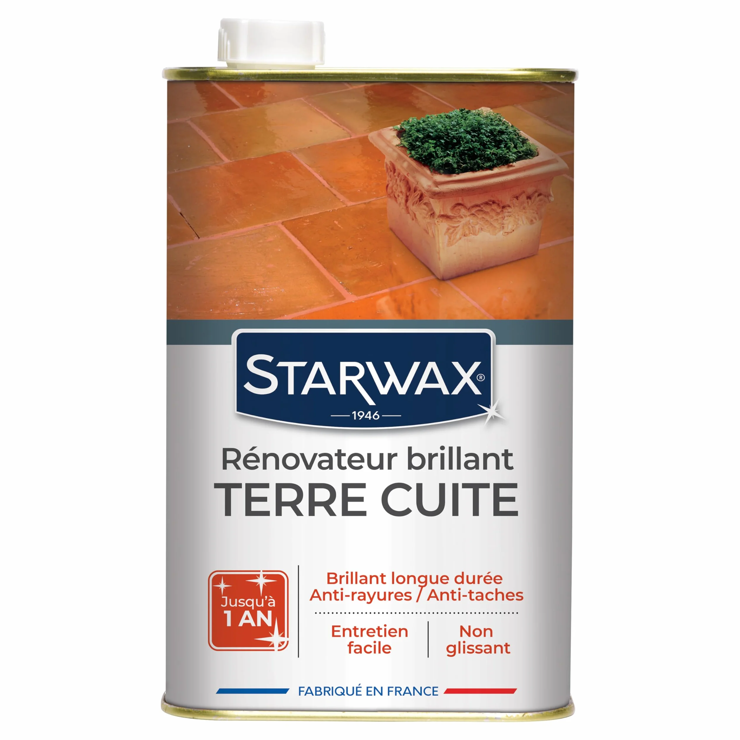 Starwax 360 renovateur brillante protector larga duree tomettes y TC – 1L