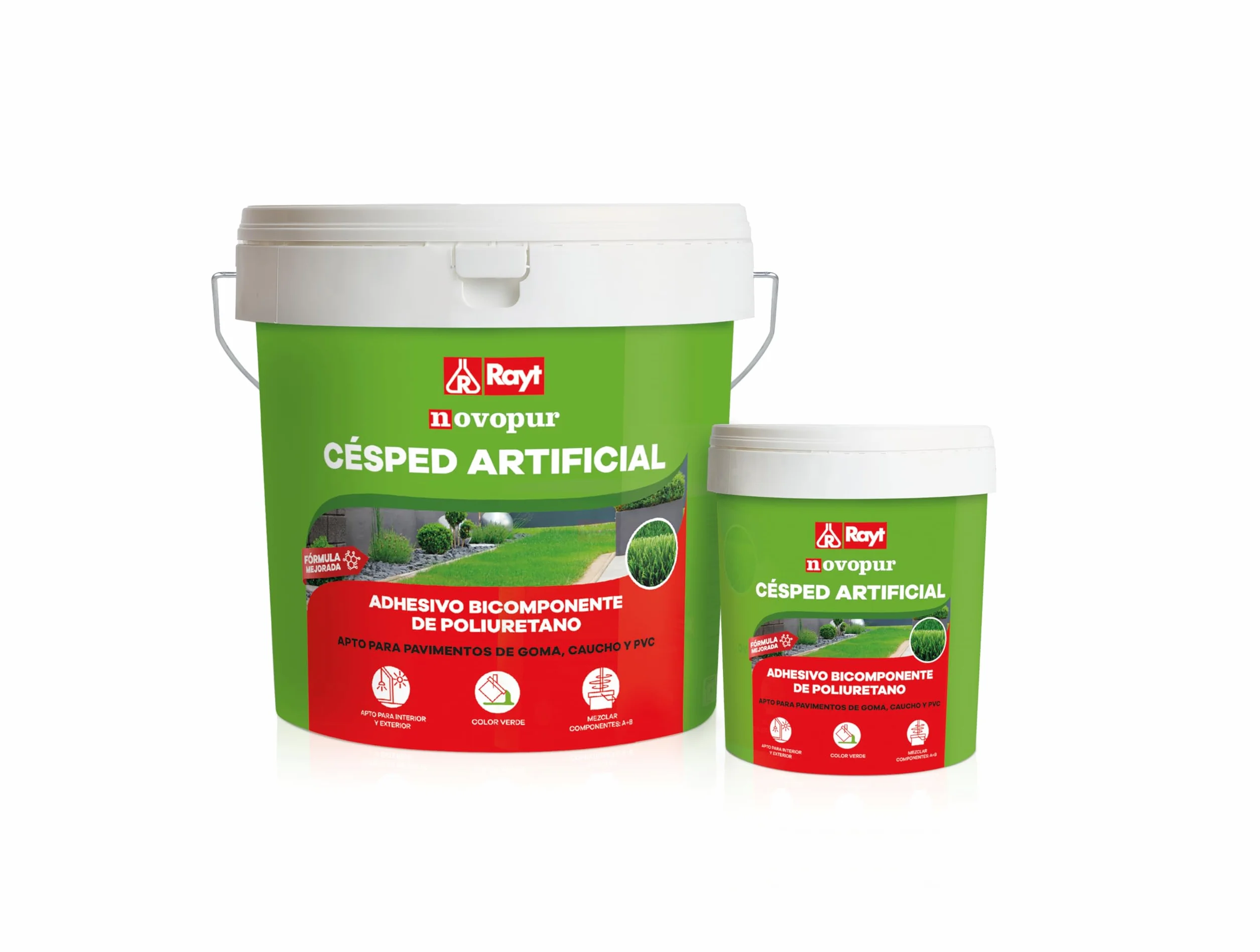 Rayt Adhesivo poliuretano bicomponente césped artificial 1,125 kg verde