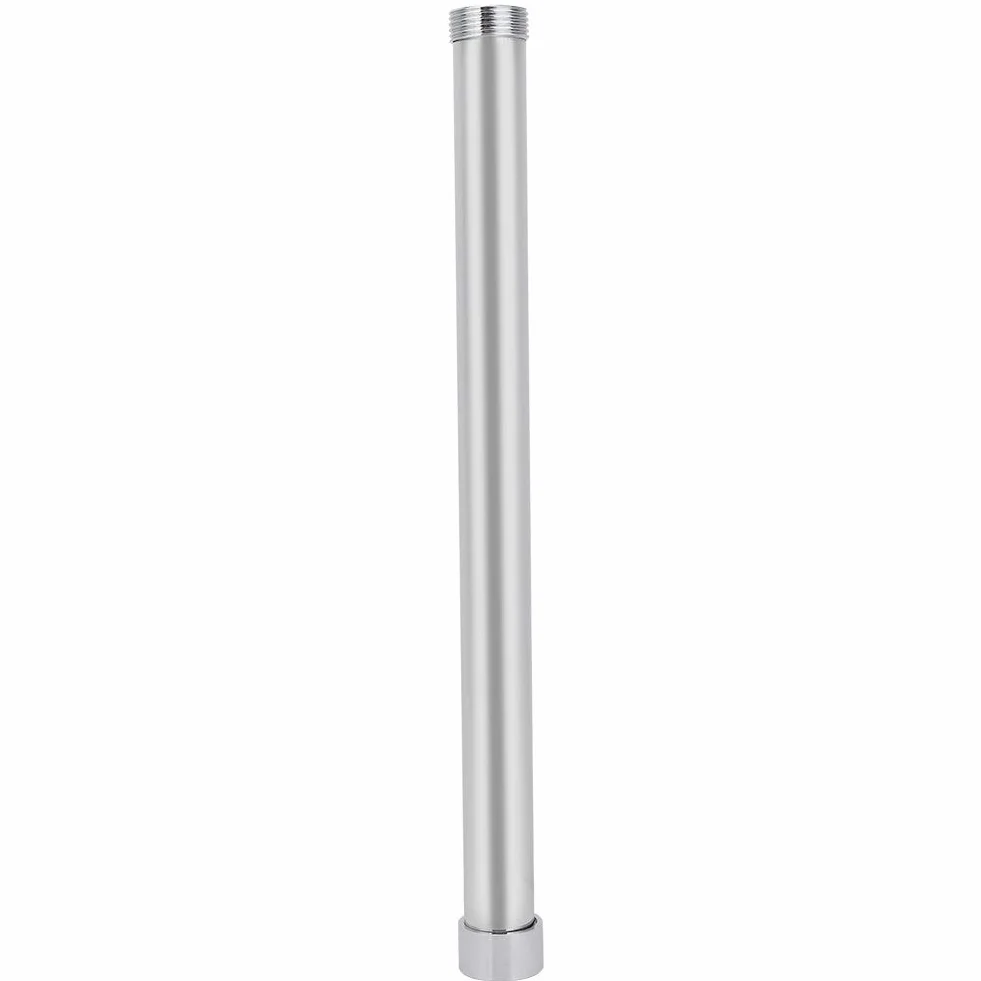 Tubo de Extensión de Ducha 25 mm de Diámetro, Galvanoplastia de Cobre, Ajuste de Altura, Fácil de Instalar, 100% Nuevo, Plateado, 1 Unidad