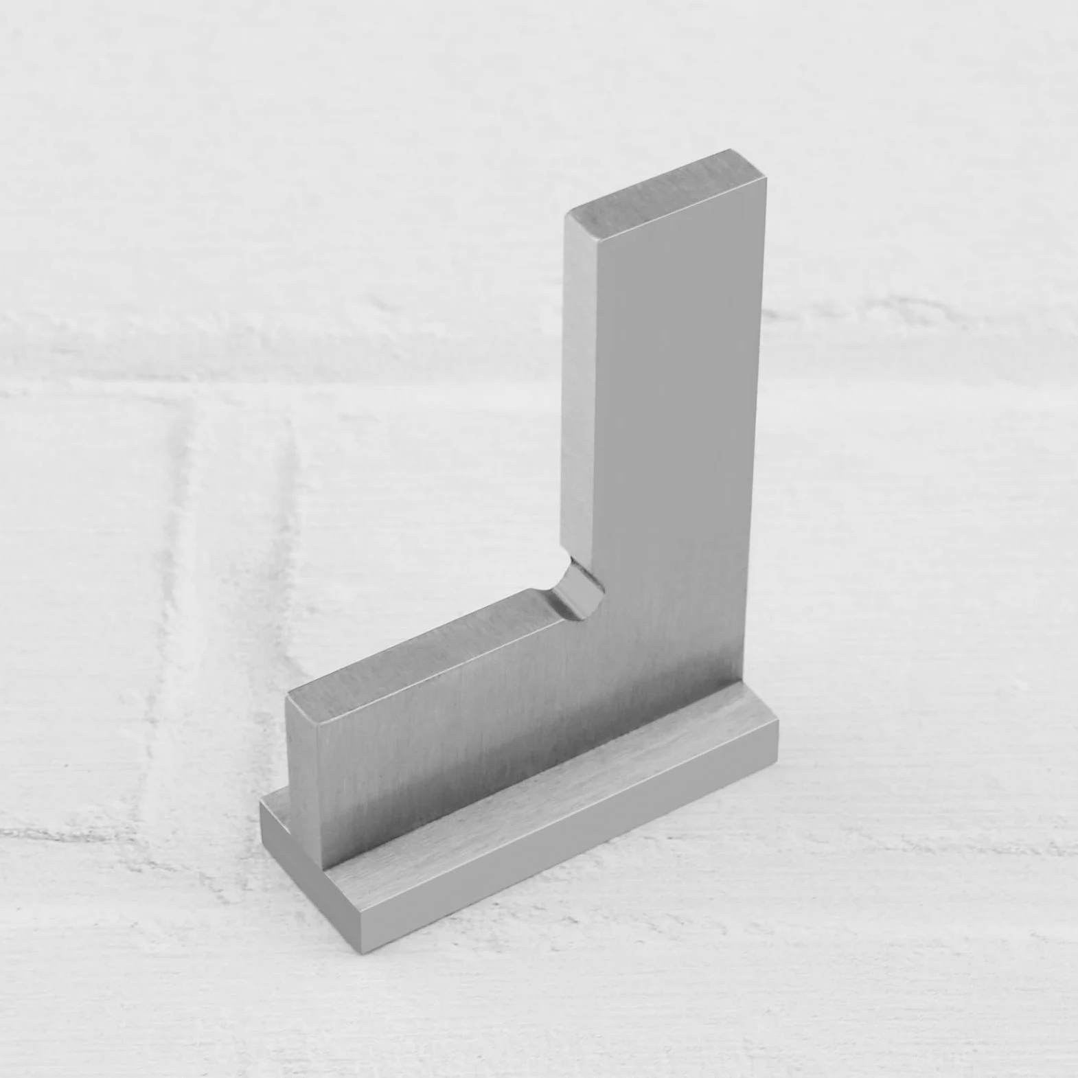 Regla Escuadra de Ingeniero Precisión DIN875/2 Acero al Carbono 50x40mm