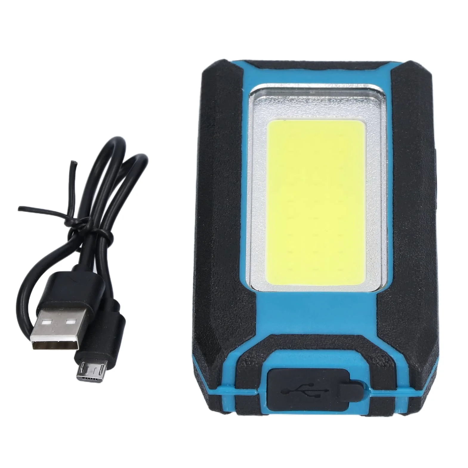 COB Luz De Trabajo USB Recargable Multimodo Súper Brillante con Base Magnética Luz LED Mecánica Portátil