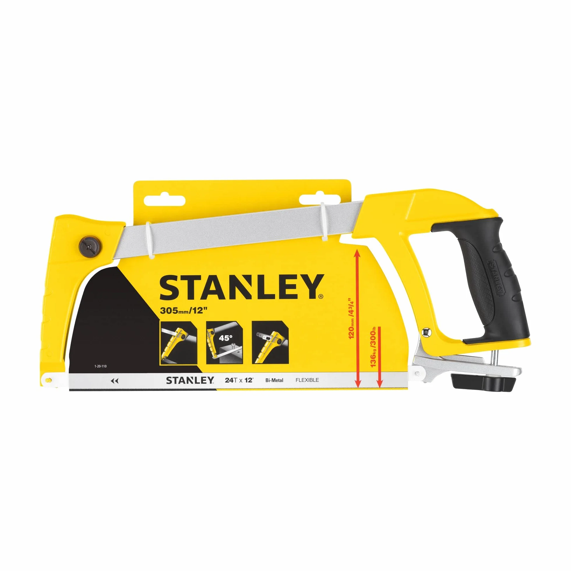 Stanley Sierra Turbo-cut 430mm 24 dientes