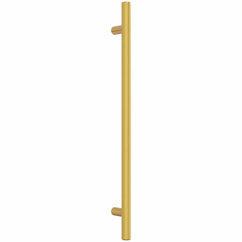 vidaXL Tiradores para Armarios 10 uds, Tiradores de Barra en T, Tiradores de Puerta Cajón, Accesorios para Muebles, Acero Inoxidable Dorado 224 mm