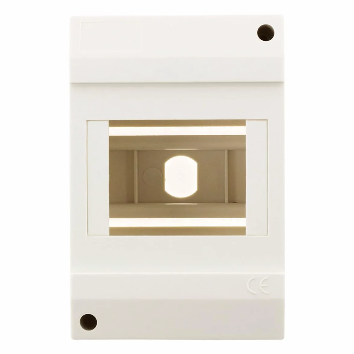 Zenitech 150142 caja de distribución, color blanco