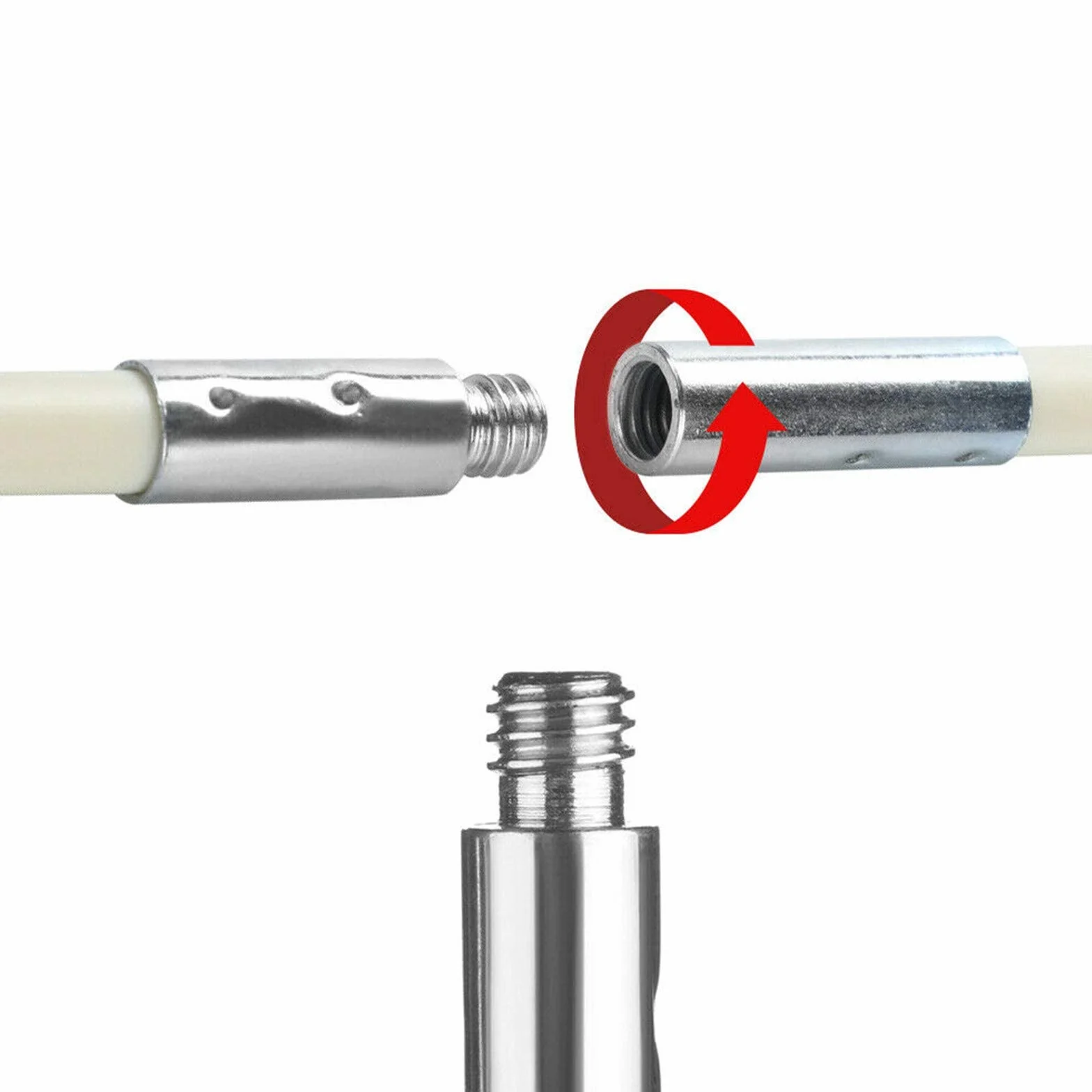 Cepillo para Chimenea, Cepillo para Limpiar Chimeneas para Limpieza Chaminé Conductos Ventilacióntubería Hollin, Tubos de Estufa(6 Varillas &1 Cabezales Cepillo/Uso con o sin Taladro eléctrico)
