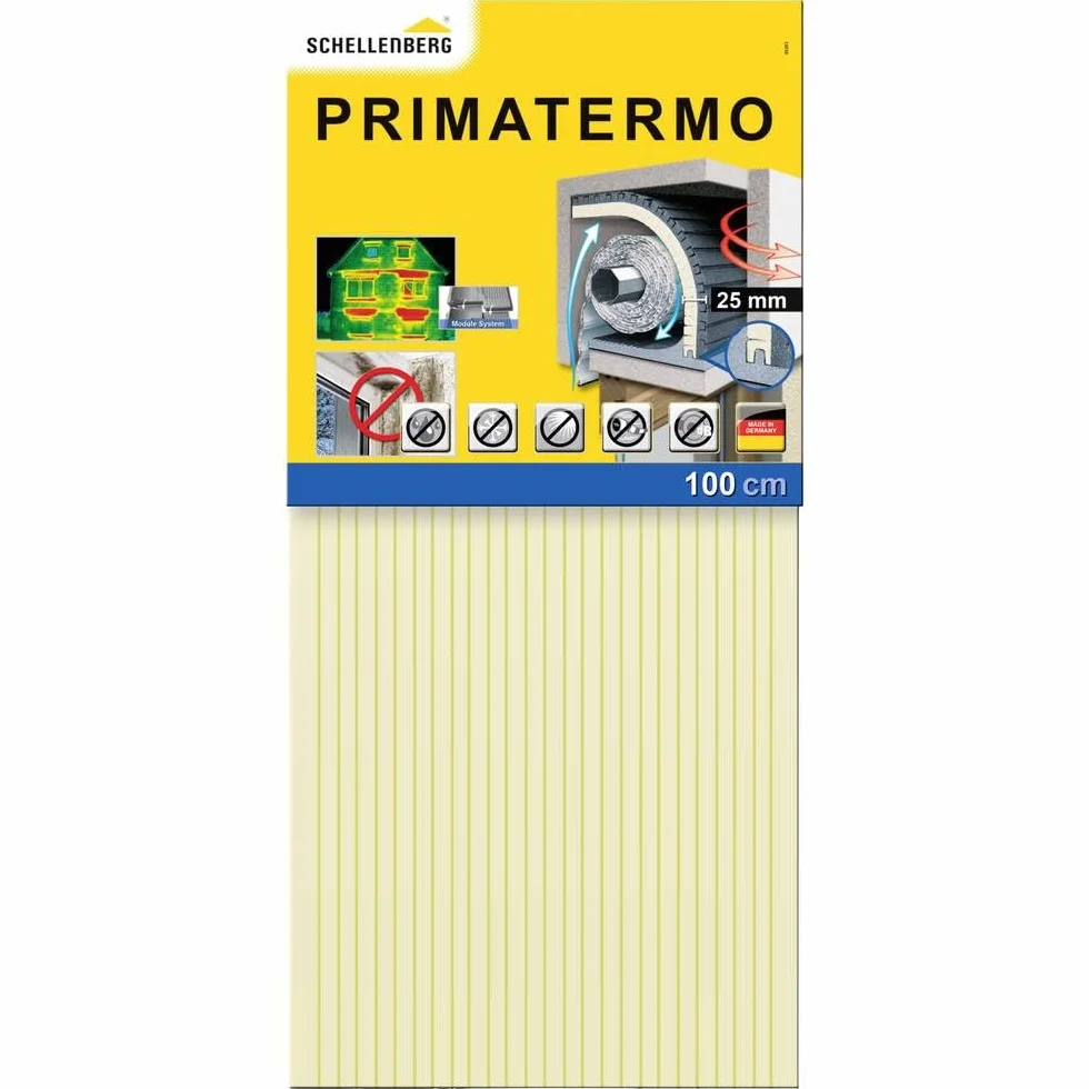 Schellenberg 66283 Aislamiento térmico de la caja de la persiana, consta de 2 partes con 25 mm de espesor 100 x 50 cm