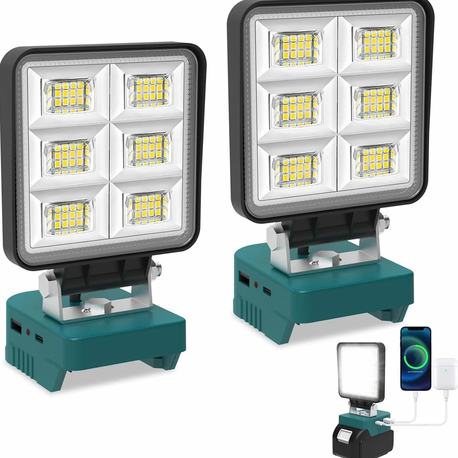 Iluminadores multifuncionales para reparación de automóviles y uso doméstico con construcción de ABS y reparación automotriz de alta intensidad