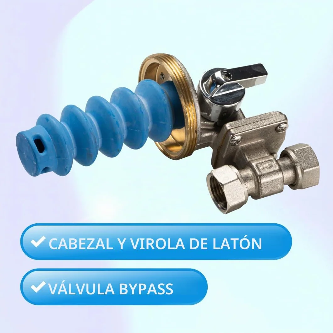WK - Dosificador giratorio de polifosfato para caldera, útil para filtración de agua, con 4 cartuchos incluidos, actúa como antical y anticorrosión para todos los sistemas