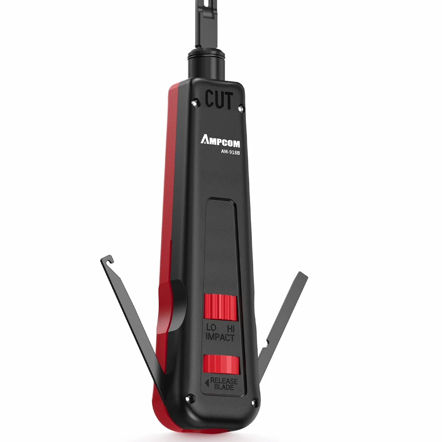 AMPCOM AM-918B RJ45 - Herramienta de perforación con gancho para cable