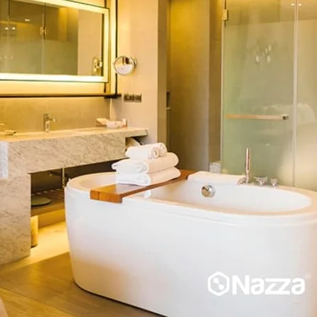 Nazza Esmalte para Bañera de Dos Componentes - Pintura para Bañeras y Sanitarios de color Blanco en 1L - Kit de Reparación de Bañera 800ml+200ml (A+B) - Acabado Brillante