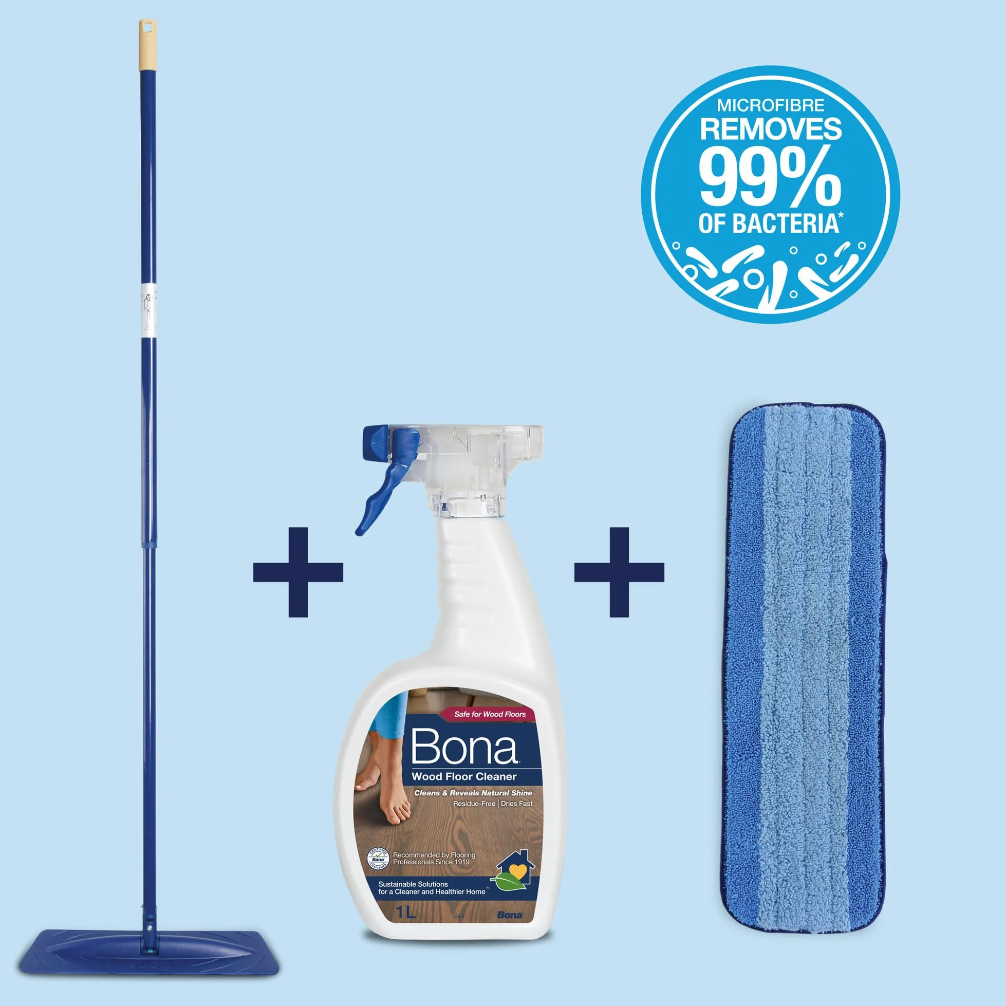 Bona Kit de Limpieza para Suelos de madera