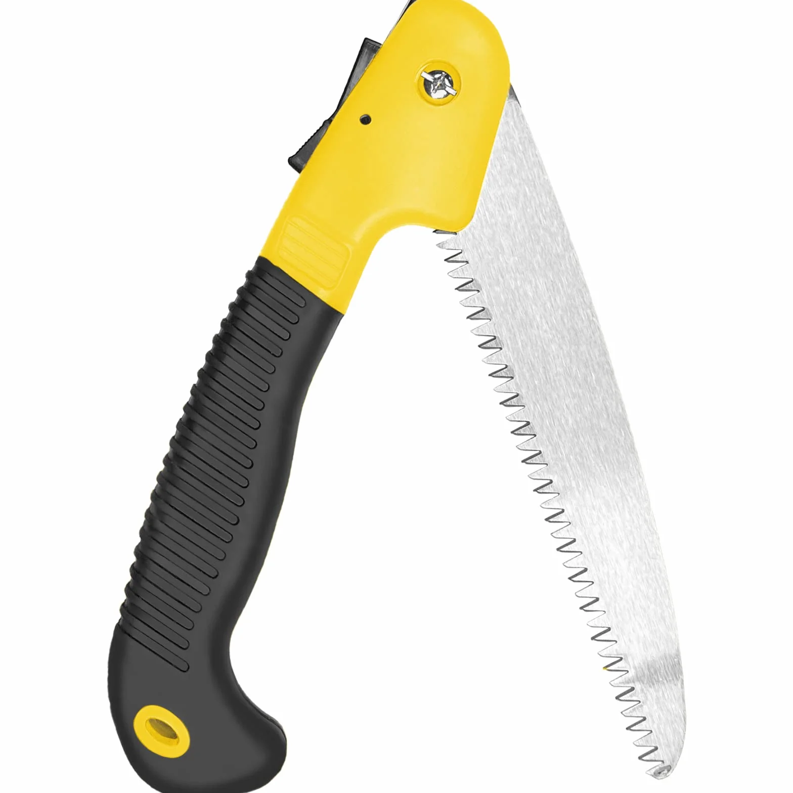 Newaner Serrucho de Poda Plegable 180mm Sierra de Mano Plegable Mango Antideslizante Cierre de Seguridad
