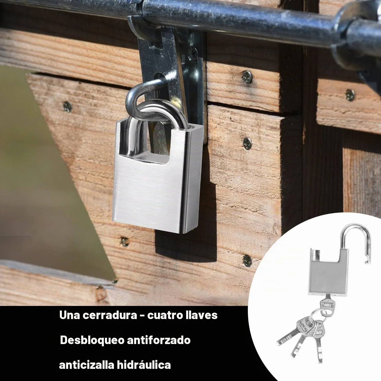 Candados Resistentes Impermeables 40 mm Alta Seguridad para Exteriores Contenedores Puertas