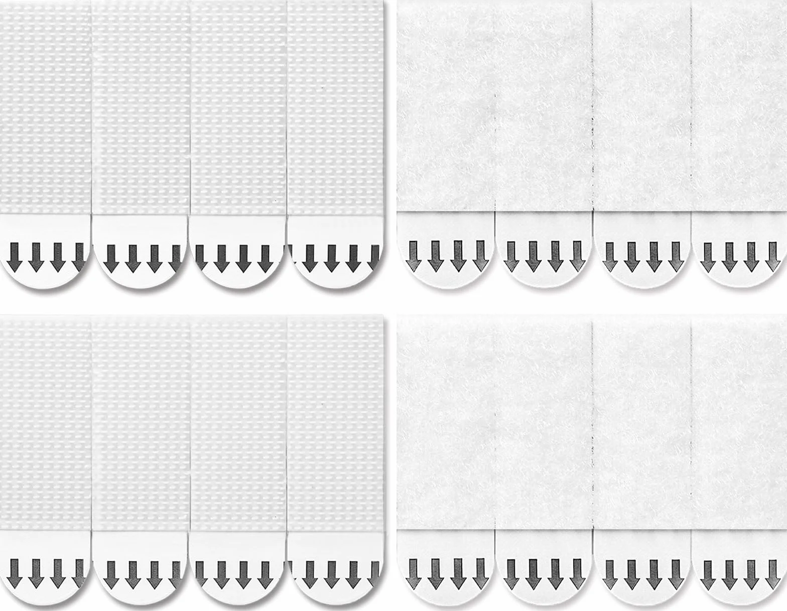 Tiras pequeñas para colgar cuadros resistentes, 40 pares (80 tiras) para colgar cuadros sin clavos, calcomanías para marco de fotos para pared, colgar fotos sin clavos, tiras de montaje de repuesto