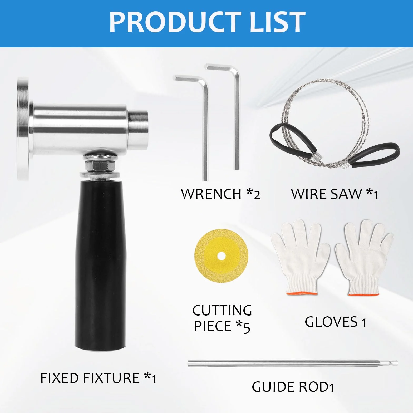 Cortatubos Interior para Tubos de PVC, Kit de Herramientas de Corte para PVC con Calibrador de Profundidad Ajustable, Set de Cortatubos de PVC con 5 Discos de Corte,Cortador Interior para Tubos de PVC