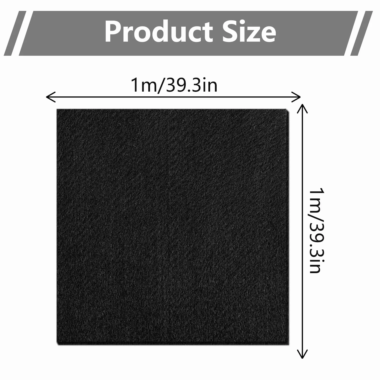 Base ignífuga de 100 x 100 cm, 3 mm de grosor, fieltro de carbono, resistente al calor hasta 982 °C, esterilla ignífuga para barbacoa, soldadura, brasero, chimenea, césped, camping