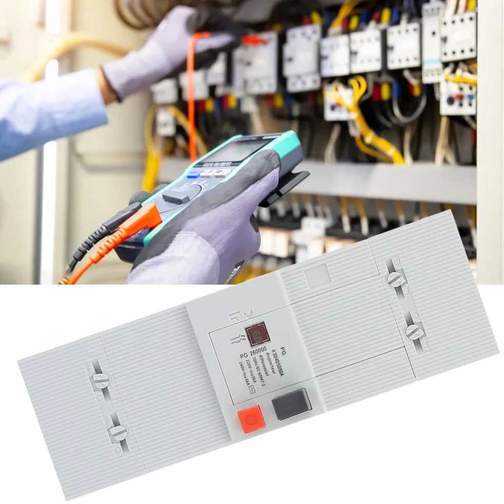 Disyuntor 60A, PG Disyuntors de Bajo Voltaje, Disyuntors Diferencial 2P 30/60A 500mA, Disyuntors de Bajo Voltaje de Doble Polo, Para el Sistema de Distribución de Energía de Motores de Iluminación