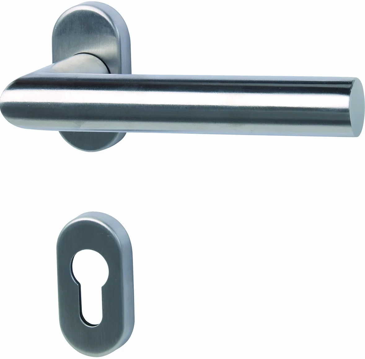 alpertec Acero Inoxidable Metz R es mitad de (PZ Izquierda zeigend fijo/giratorio gelagert para estrecho marco de manillas OBF-Onlime-Discount, 88021470 K1