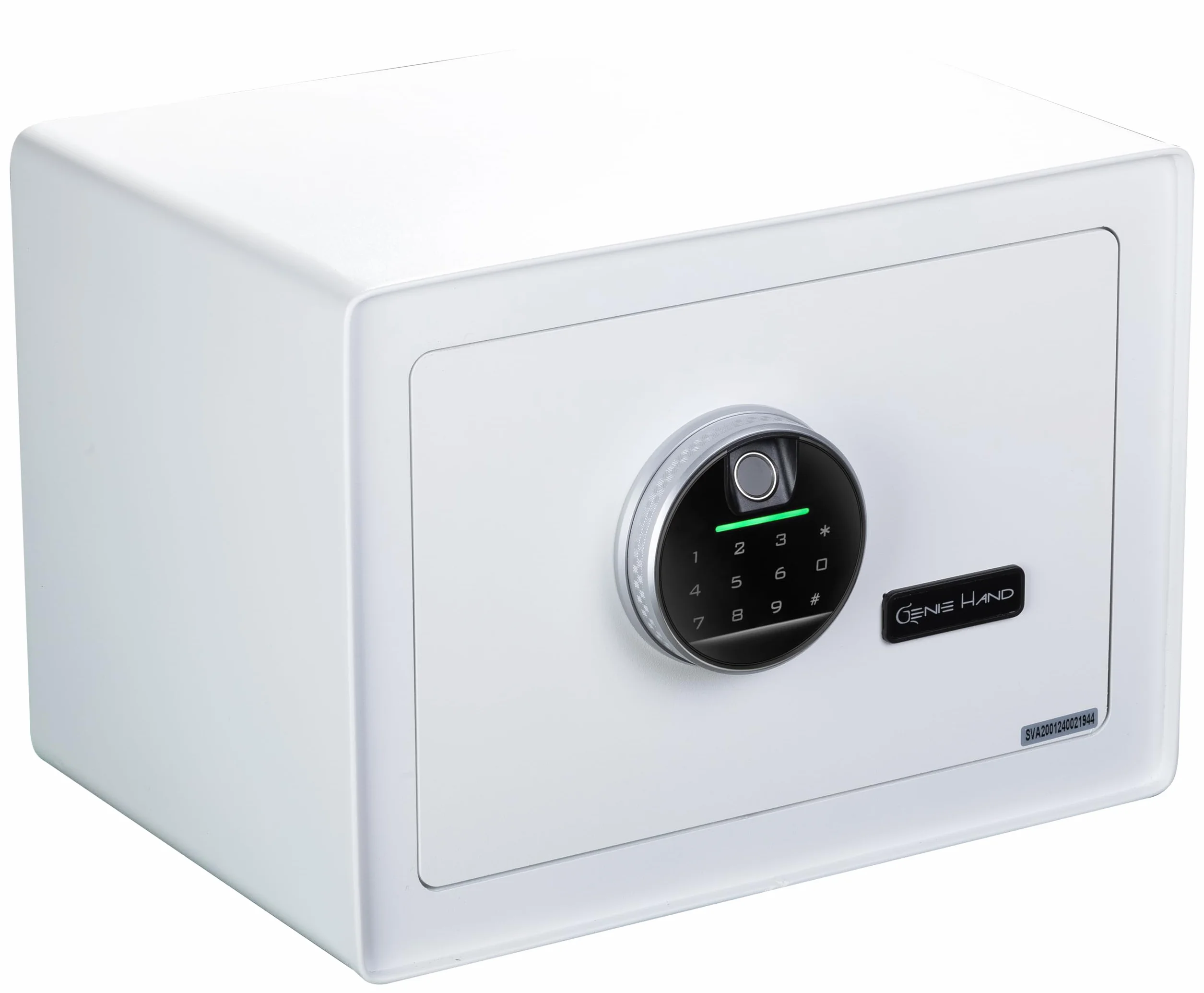 Genie Hand | Caja Fuerte Digital de Seguridad con Huella Digital y Llave, Pantalla Táctil, Cerradura B-Class y Sistema de Seguridad Anti Rebote
