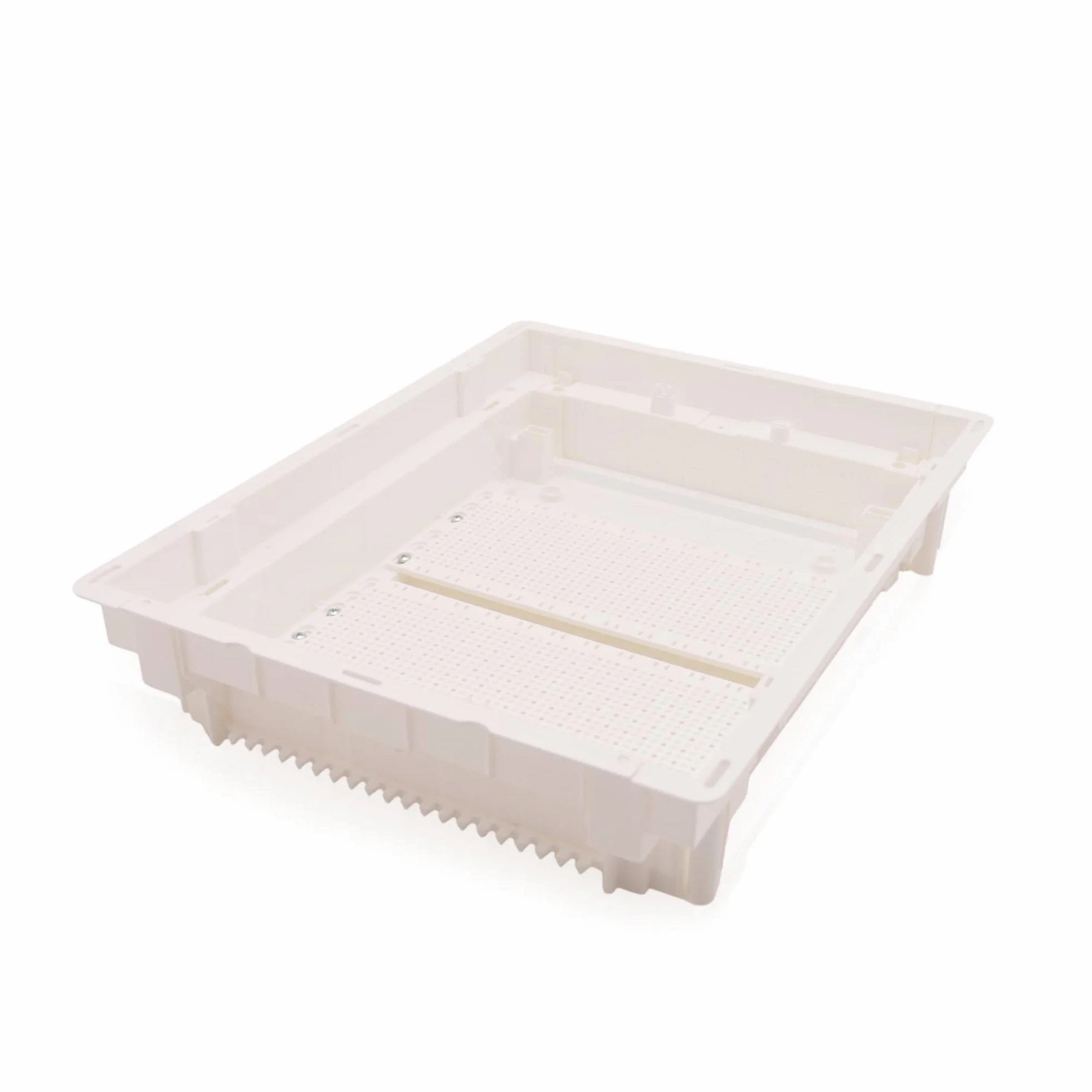 Intratec distribuidor de comunicación empotrado, IP40 – Distribuidor multimedia para hogar completamente conectado, serie DIXBOX-XT, armario para sistemas multimedia, 442 x 346 x 92 mm, blanco