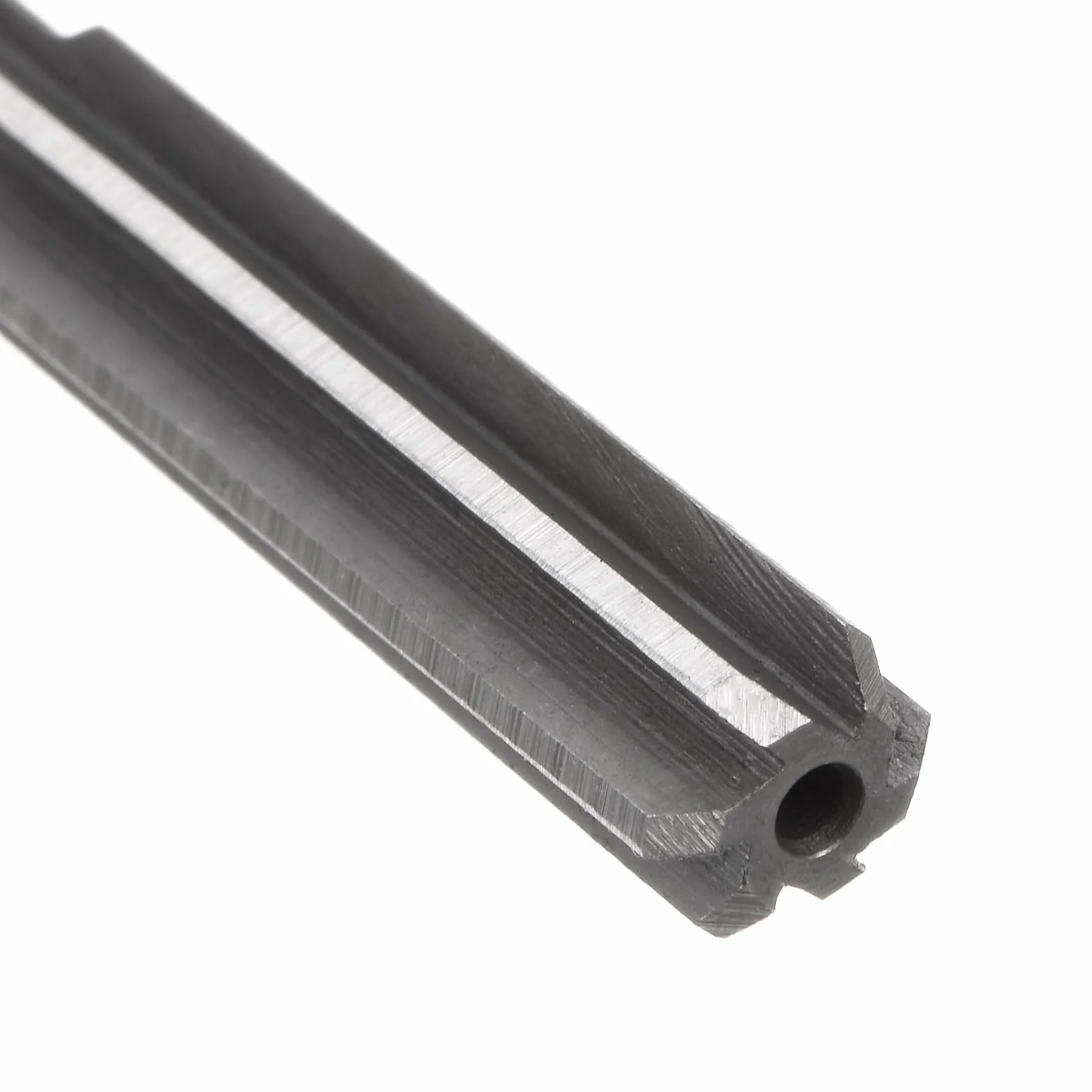Escariador de Mandril 6.5mm H7 HSS 6 Flautas Rectas, Herramienta de Corte de Vástago Redondo