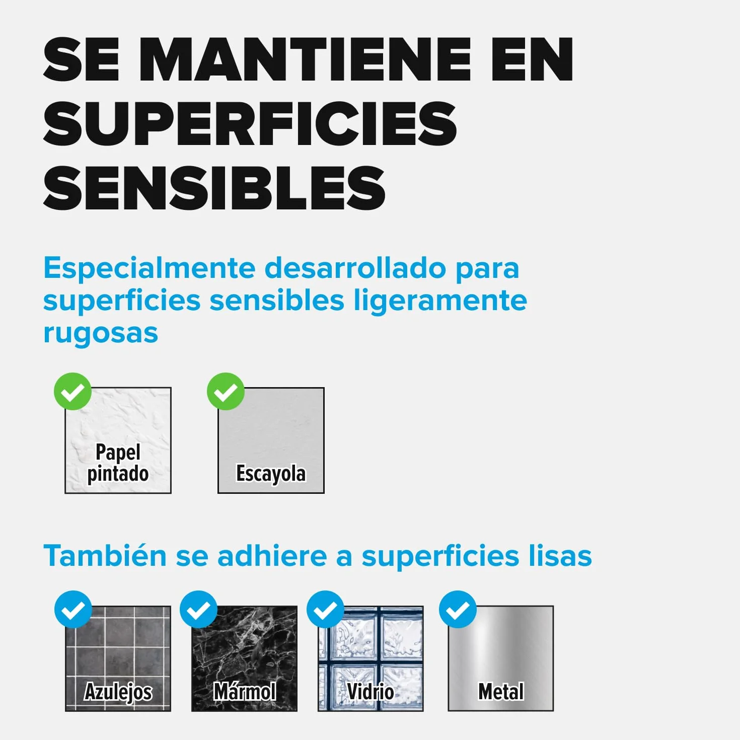 tesa Clavo Adhesivo Ajustable para Paredes Pintadas y Yeso 2 kg, Colgador con Altura Ajustable Sin Perforaciones, Paquete con 2 Clavos Adhesivos y 6 Tiras