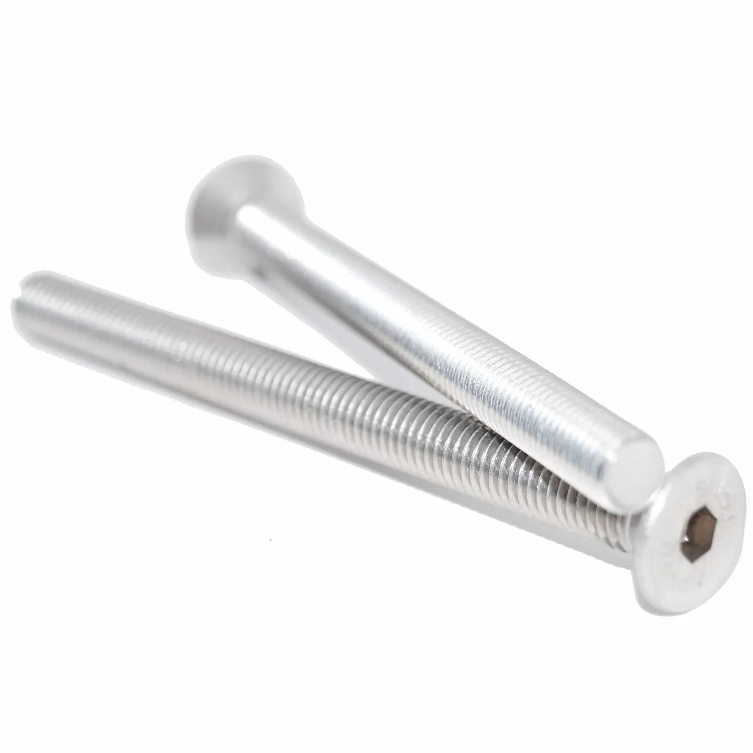 Tornillos avellanados con hexágono interior, M10 x 150, 10 unidades, ISO 10642 A2, acero inoxidable