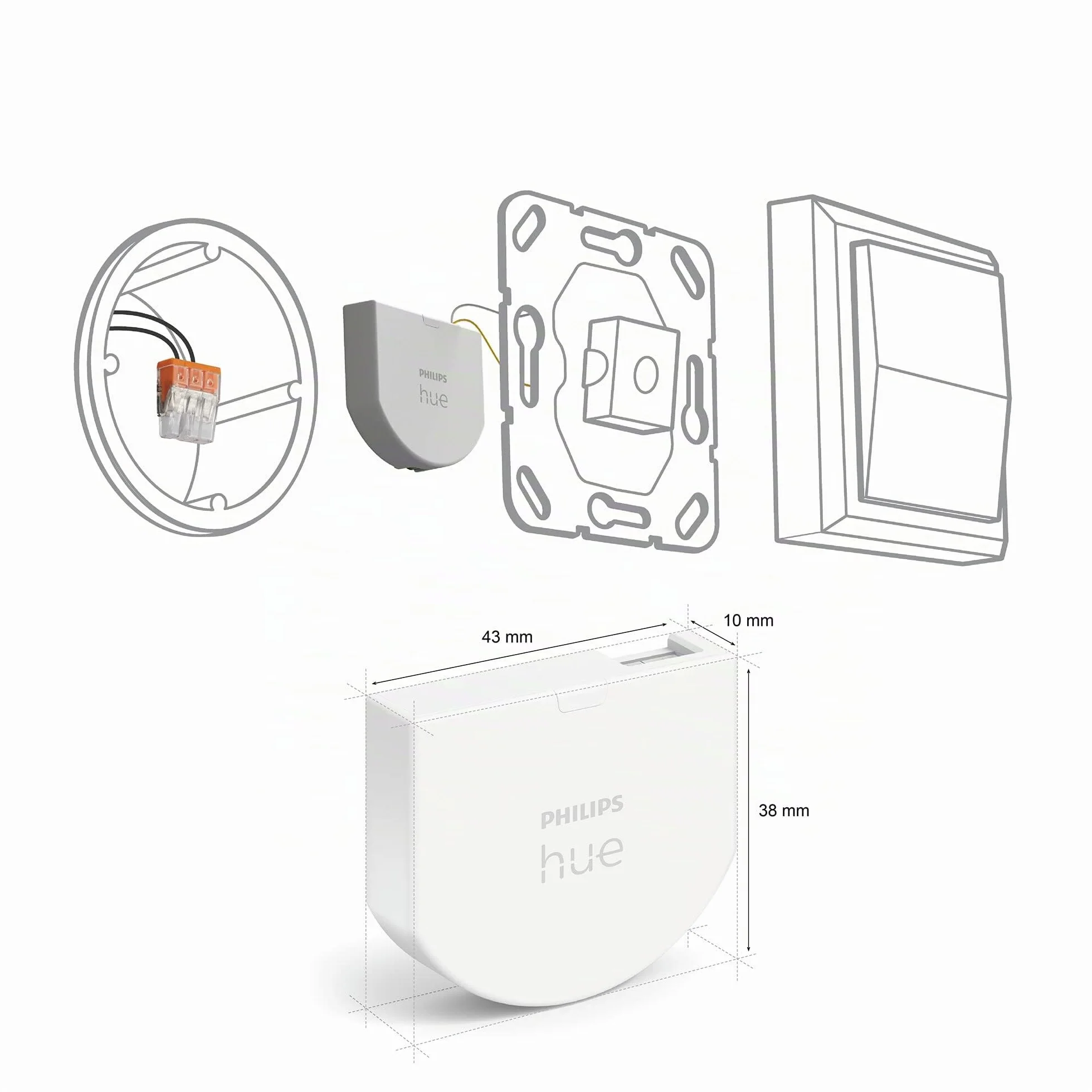 Philips Hue Módulo de interruptor de pared blanco