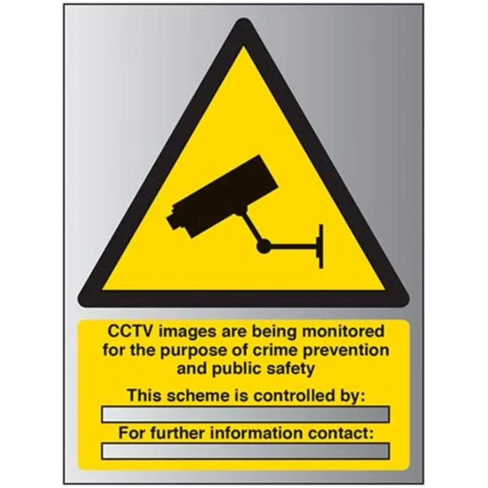 V Safety 6E031BC-R1ABRSH 300 mm x 400 mm – 1,6 mm de plástico rígido de Aluminio, Negro