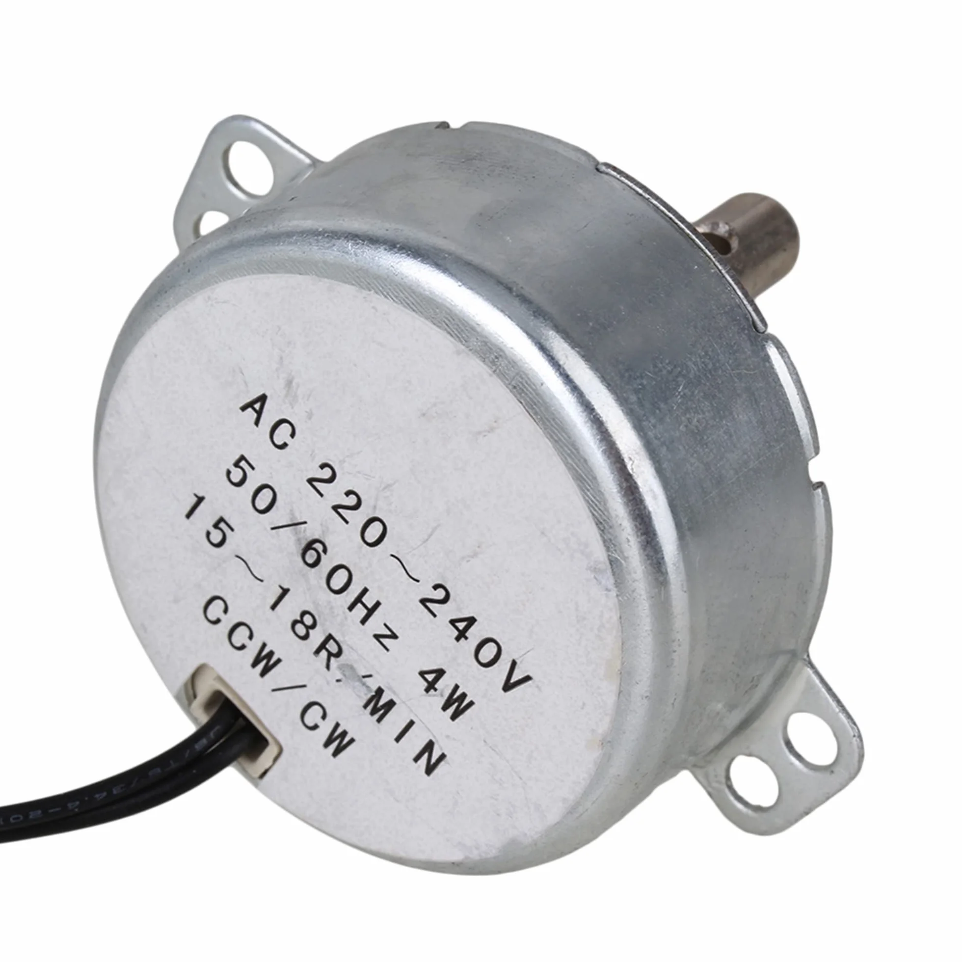 Mxfans Motor síncrono AC 220/240V 15~18r/min 50/60Hz CW/CCW 4W TYC-50 1.5kgf.cm