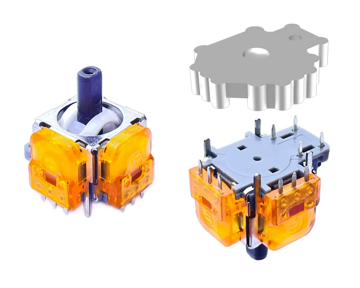 ElecGear TMR Joystick y placa calefactora desoldadora de repuesto para controlador PS5, barra de control TMR Hall y herramientas de reparación de mecha de soldadura - (TMR-PS5)