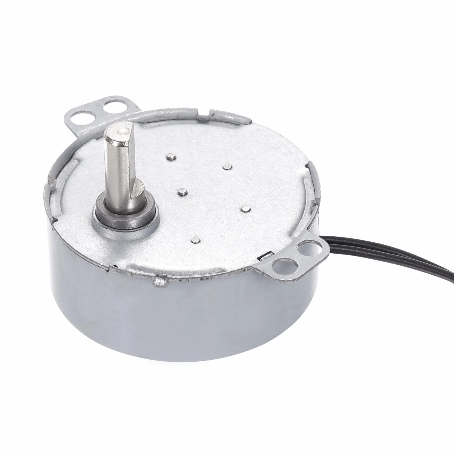 sourcing map Sincrónico Motor AC220-240V 4-5RPM 50-60Hz CW 4W D Eje Motor Eléctrico para Microondas Horno, Ventilador