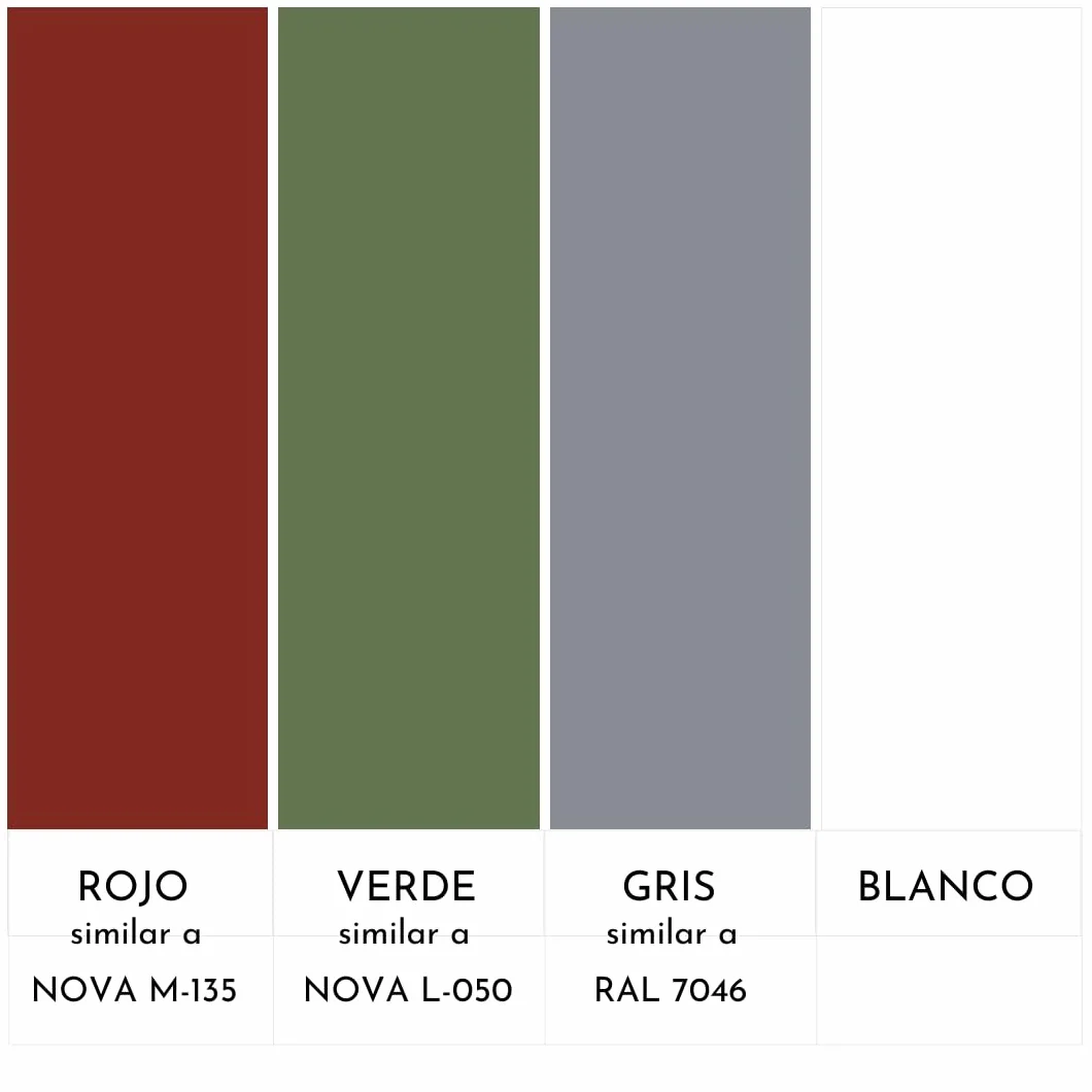 pintura de suelos para pistas deportivas, garajes y pavimentos en general de hormigón, cemento, asfalto y mortero. Color Verde similar a NOVA L-050 Mate, 4 Litros.