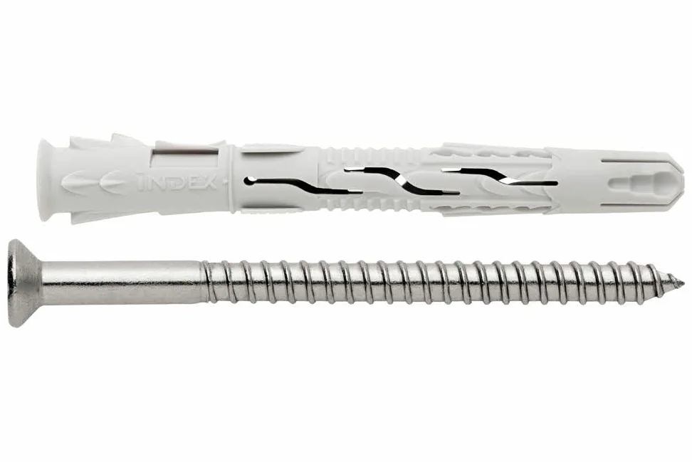 INDEX A PERFECT FIXING T-Nux A A4 - Taco de nylon universal de alto rendimiento 8 x 120 diámetro 8