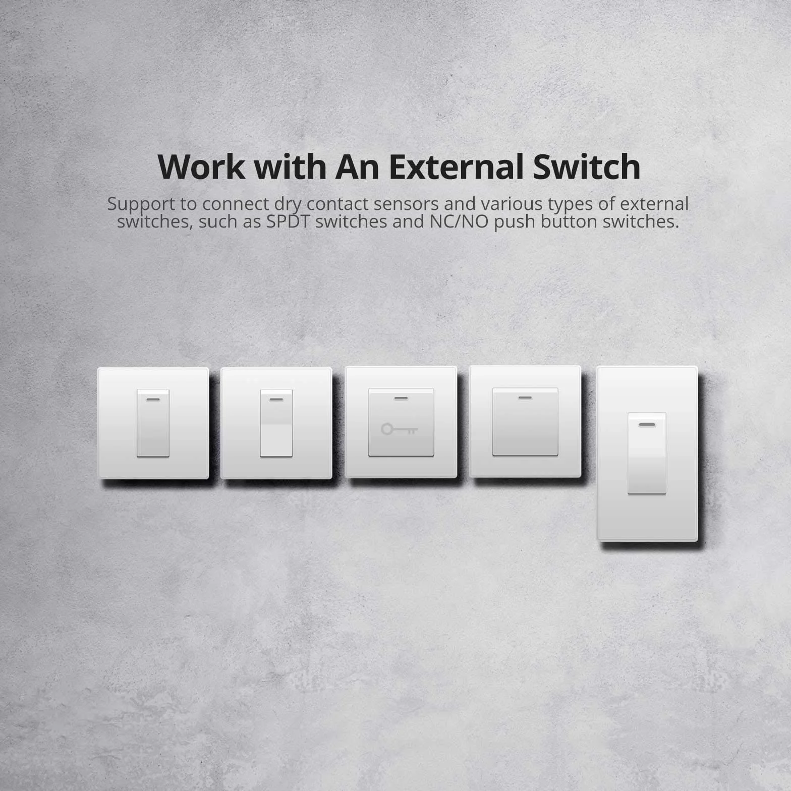 SONOFF MINI R2 5PCS Interruptor Inteligente WiFi para Casa Inteligente Alexa Google Home