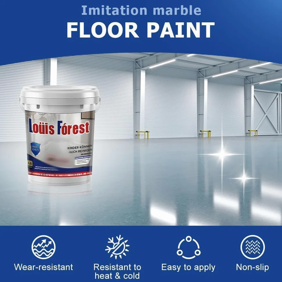 Resina Epoxi Suelo, Louis Forest Epoxy Floor Paint, Resina Epoxi Transparente, Pintura Epoxica Para Suelos, Re-sina Epoxica Para Suelos,Revestimiento De Pisos Epoxy, Garaje (beige)