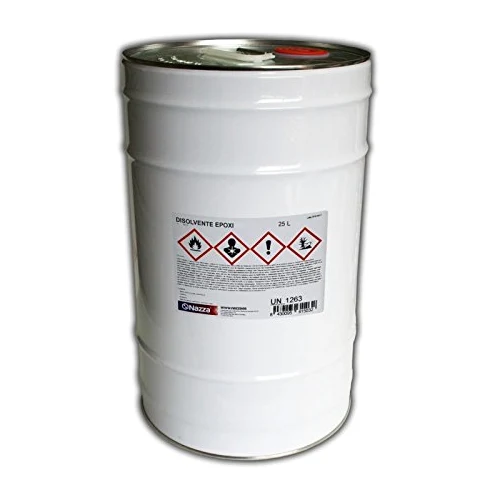 Disolvente para Epoxi Nazza | Para limpiar herramientas y productos con base epoxídica | Envase Metálico de 25 Litros