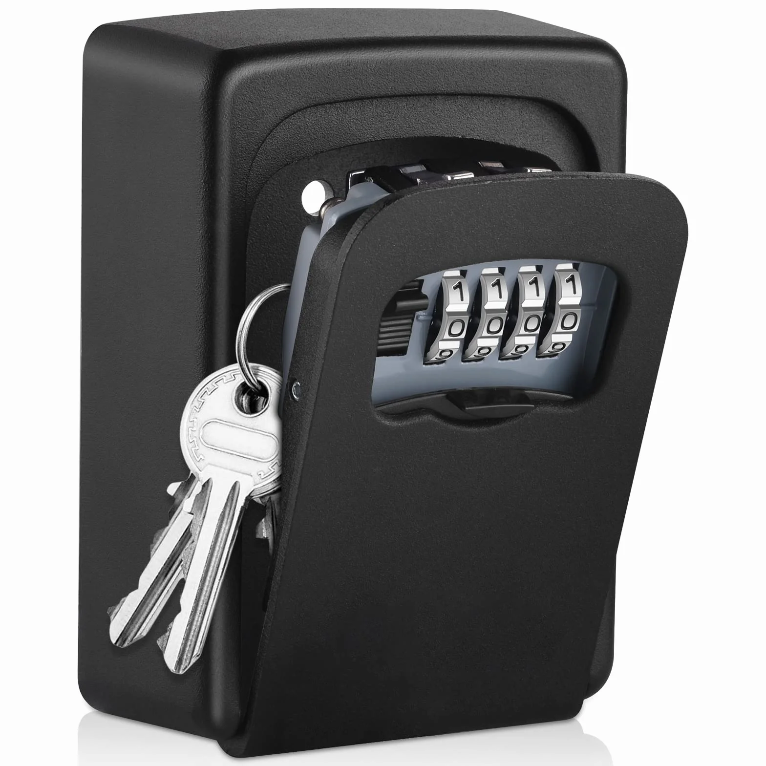 Nestling Caja Fuerte de Llaves Exterior, Montada en la Pared, Caja de Seguridad con Codigo Impermeable para Guardar de Forma Segura Llaves de Coche y Tarjetas de Crédito