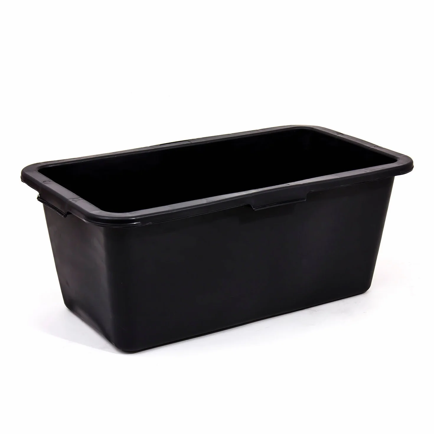 Contenedor plástico negro de la casta de los constructores de la caja de mezcla del mortero 60 L