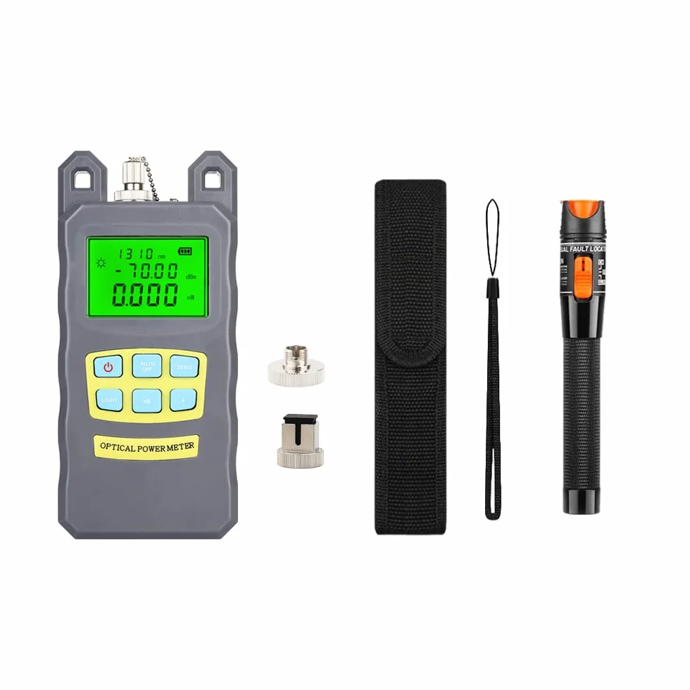 Kit Fibra Óptica FTTH con Cortadora FC-6S, Medidor de Energía y Localizador de Averías 5 km